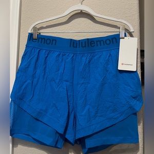 lululemon Logo Waistband High Rise Train Short
